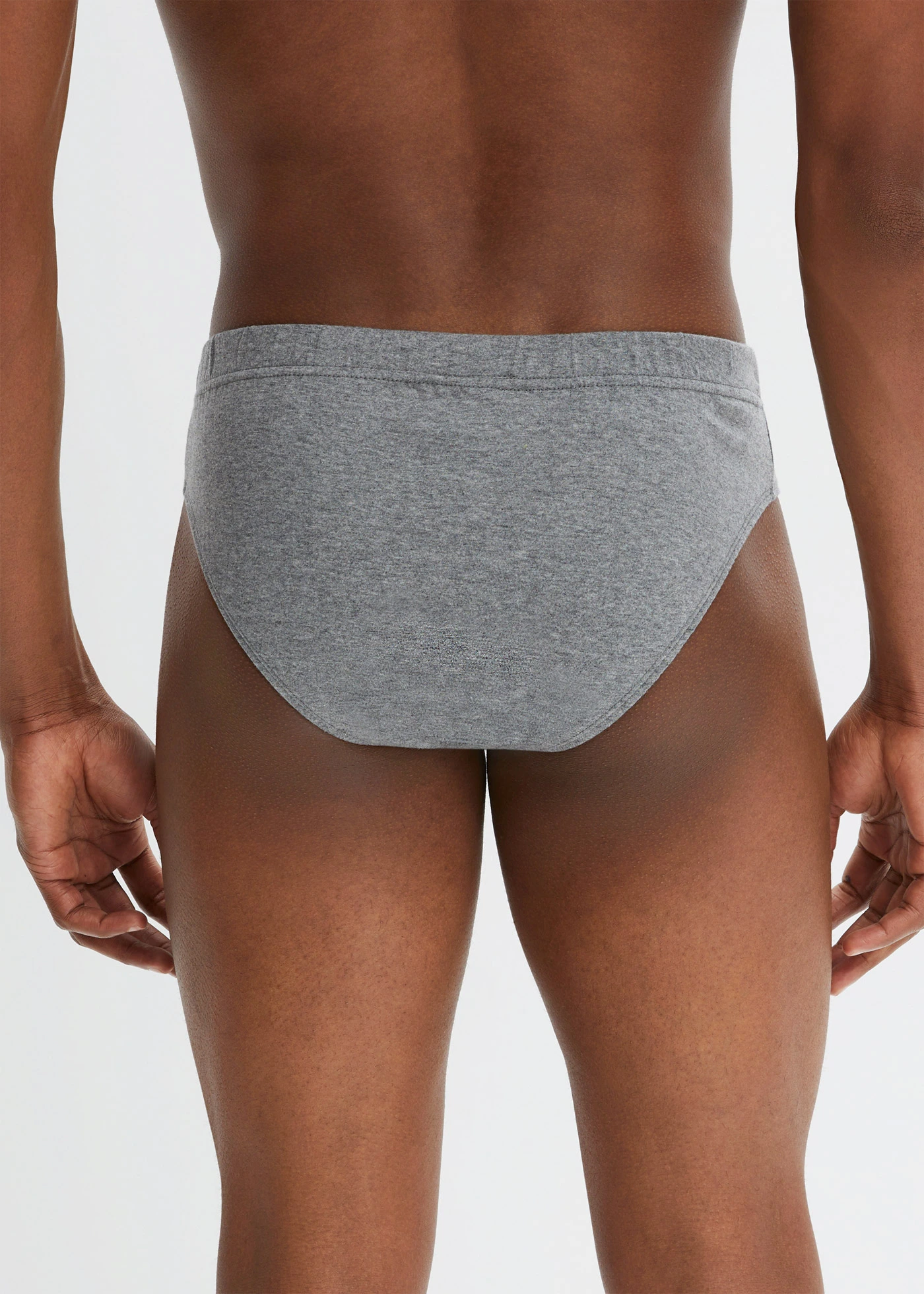 Maxislip van katoen (set van 5) • grijs gemêleerd • bonprix online shop