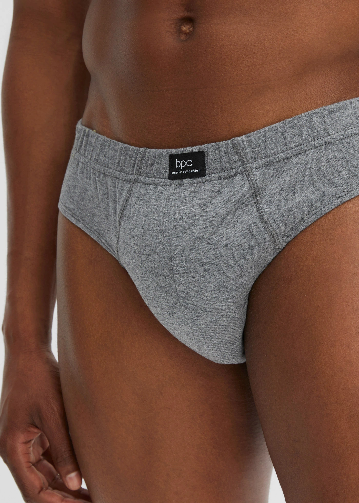 Chilot maxi din bumbac (set/5 buc.) • gri melanj • magazin bonprix