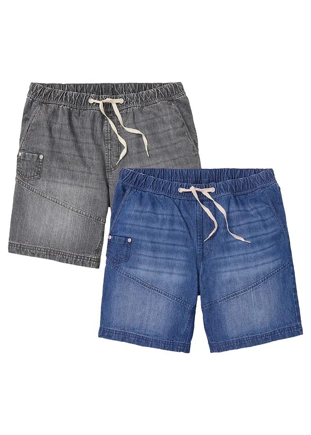 Bermude simple, regular fit (2buc.)