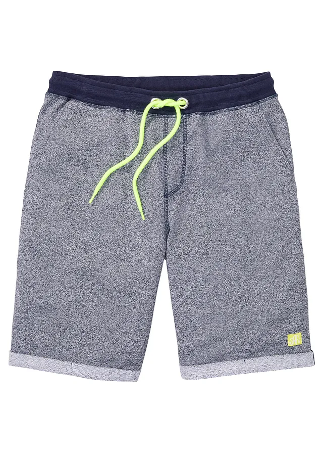 Bermude casual Regular Fit • bleumarin/galben-neon melanj • magazin bonprix