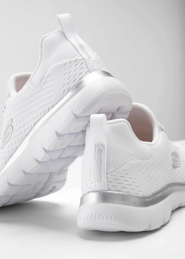 Sneakers van Skechers met memory foam, Kleur: wit
