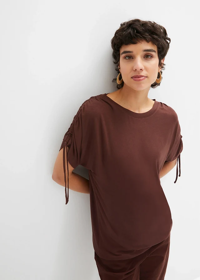 T-shirt en viscose fluide • acajou foncé • product-page.page-title-suffix