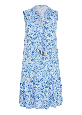 Shirtjurk in een soepele viscosemix • lichtblauw-meerkleurig gebloemd • bonprix online shop