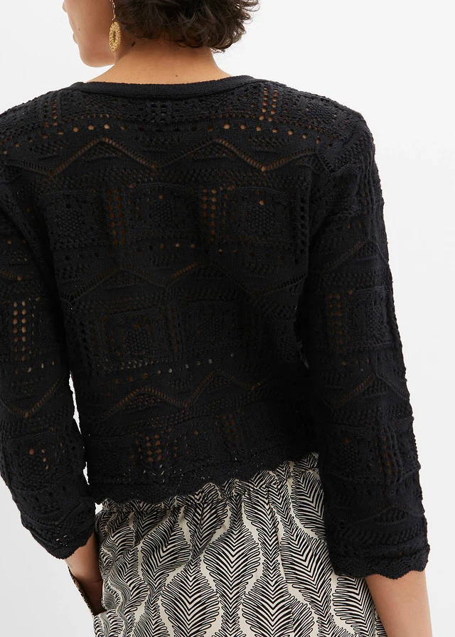 Boléro ajouré • noir • product-page.page-title-suffix