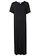 Žerzejové šaty ze splývavé viskózové směsi, barva: černá