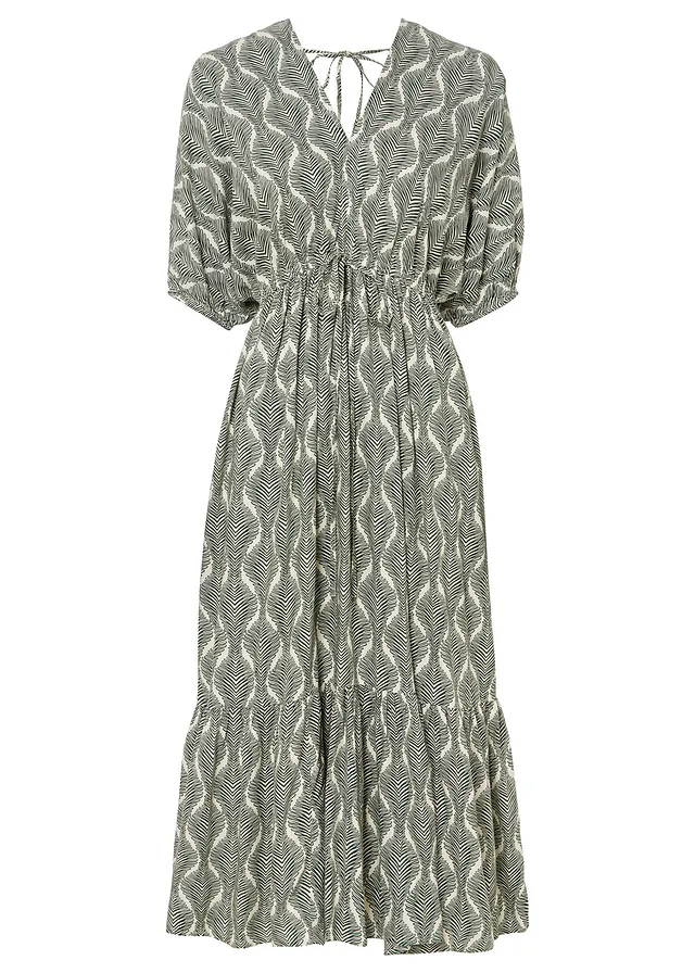 Rochie maxi din viscoză fluidă