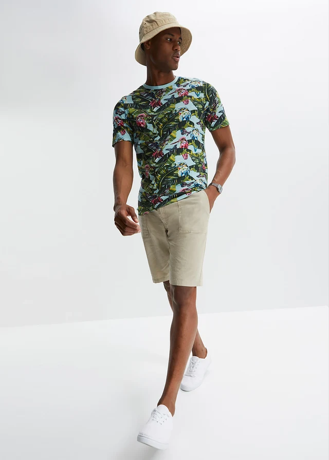 T-shirt van puur biologisch katoen, Kleur: aqua