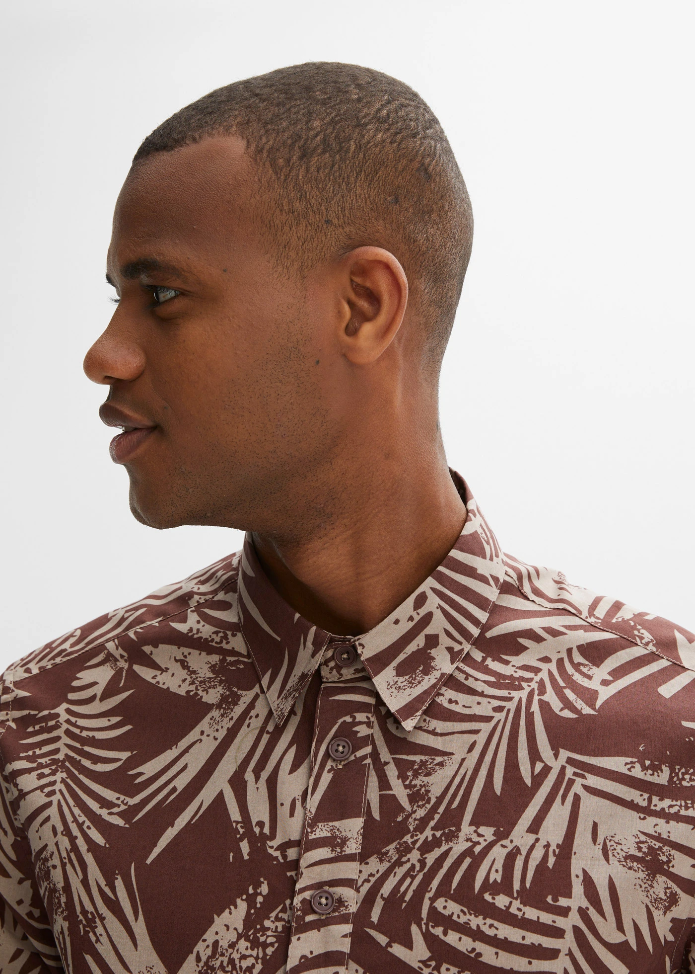 Overhemd met korte mouwen van puur katoen • terrabruin • bonprix online shop