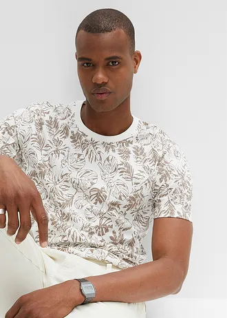 Tricou din bumbac organic • ecru • magazin bonprix