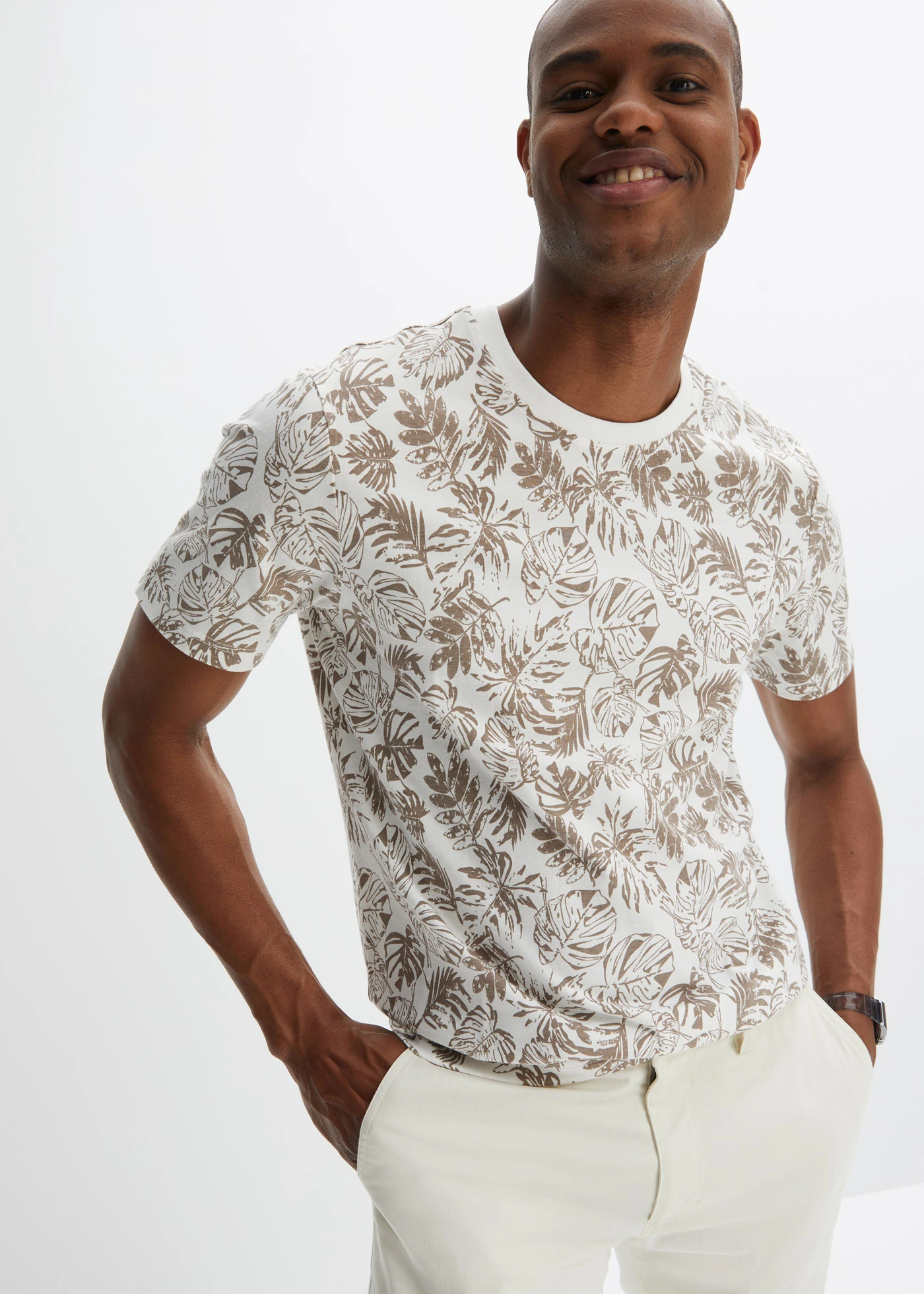 Tricou din bumbac organic • ecru • magazin bonprix