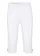 Capri legíny z organické bavlny, barva: bílá