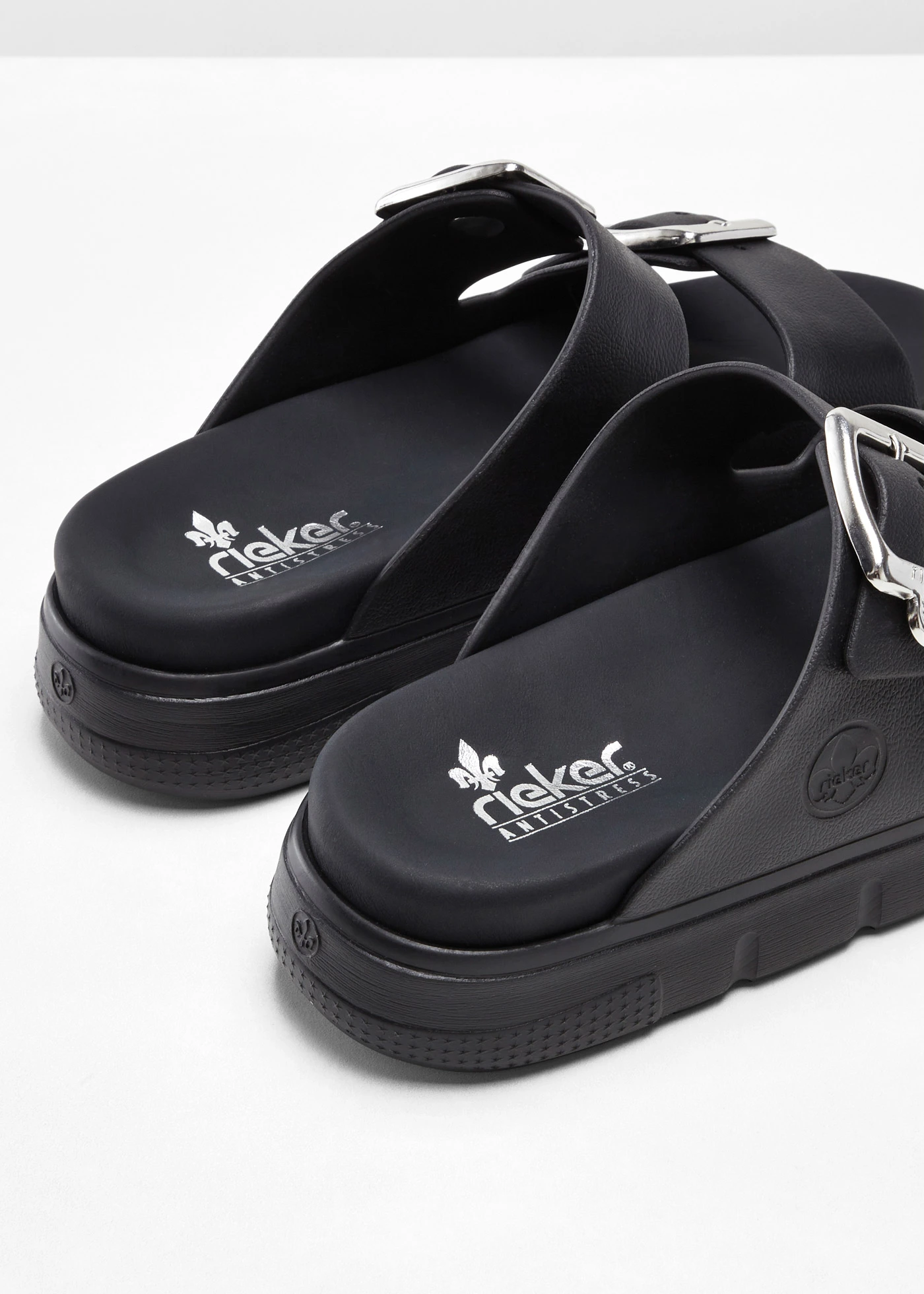 Mules Rieker légères et confortables à plateforme • noir • product-page.page-title-suffix