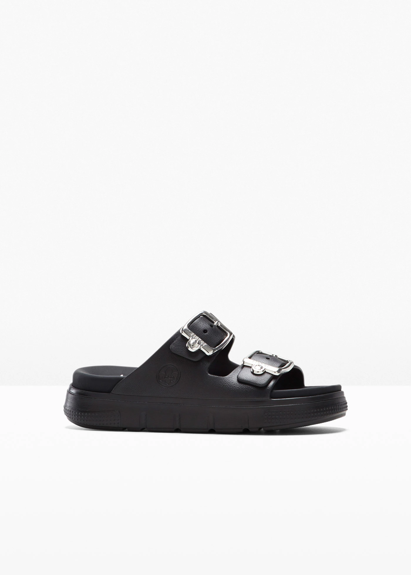 Mules Rieker légères et confortables à plateforme • noir • product-page.page-title-suffix