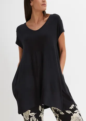 Dlouhé tričko • černá • bonprix obchod