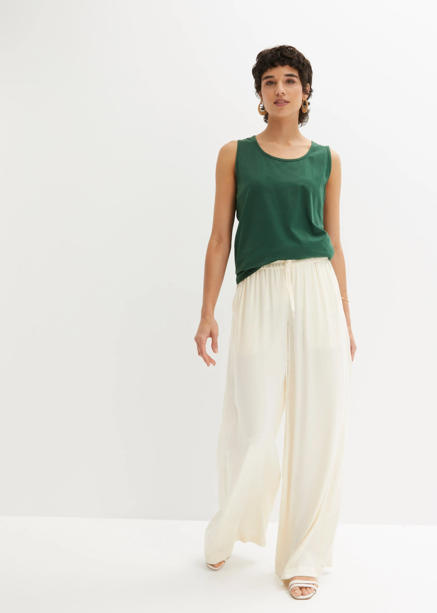 Longtop (set van 2) • donkergroen+selderijgroen • bonprix online shop