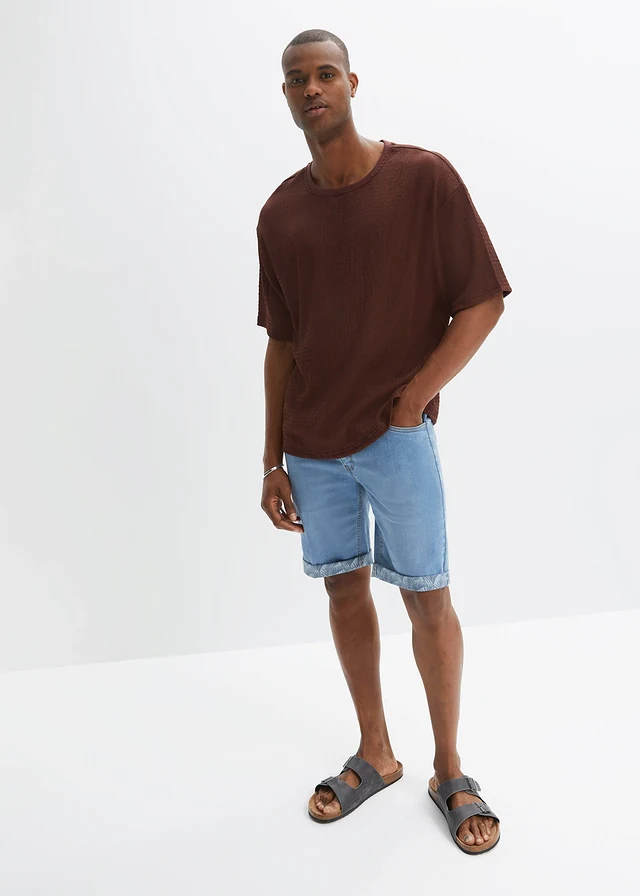 Bermuda en jean extensible, Regular • bleu clair denim • product-page.page-title-suffix