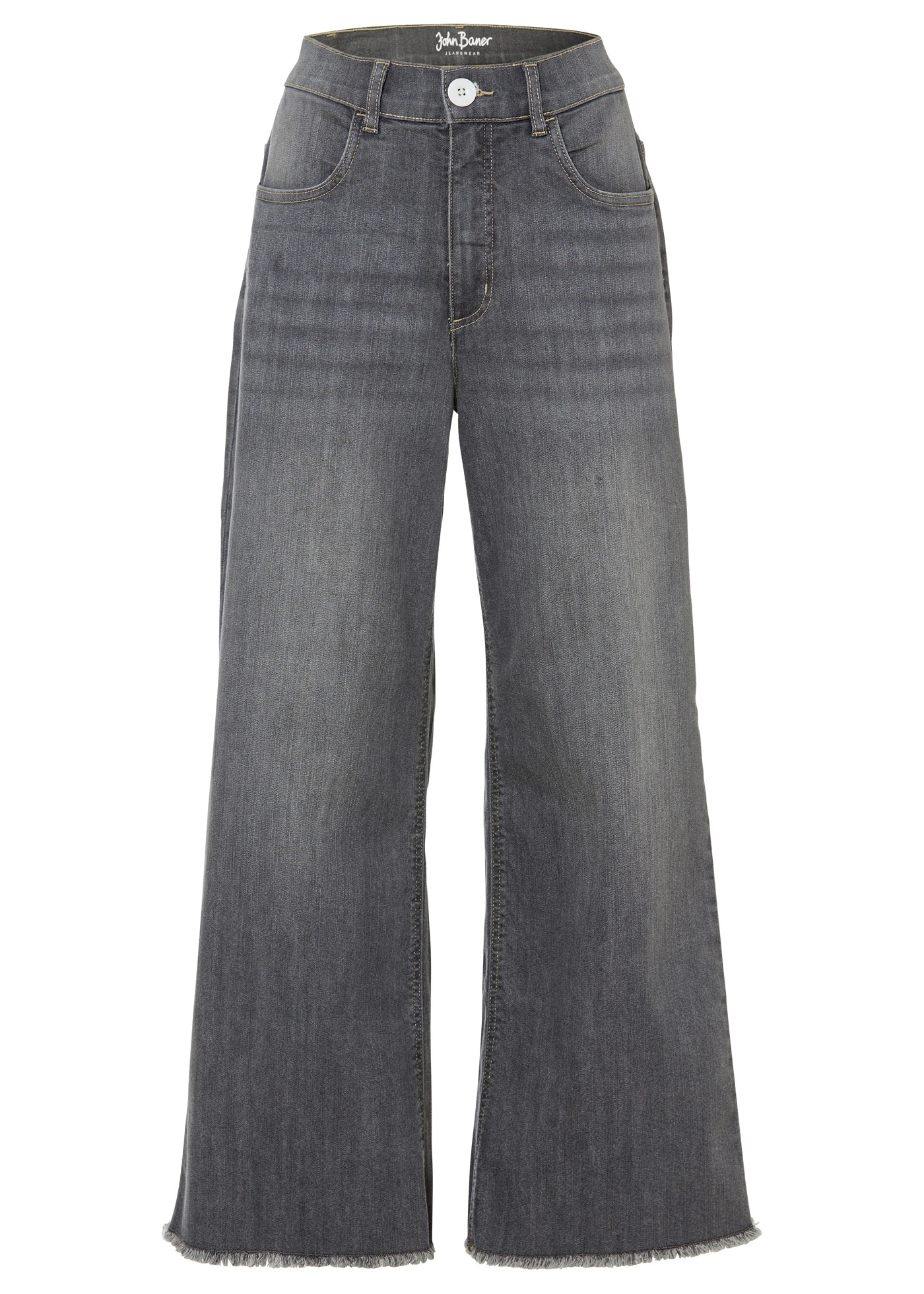 7/8 džíny Wide Fit • šedý denim • bonprix obchod