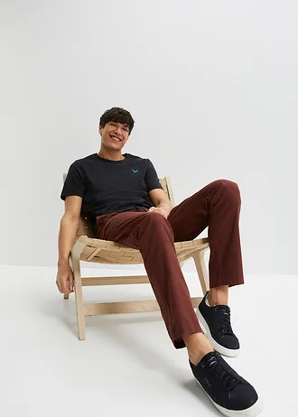 T-shirt (set van 3) • wit+zwart+kobaltturkoois • bonprix online shop