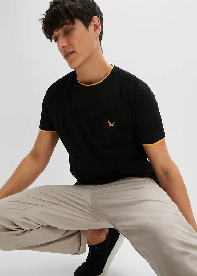 T-shirt (set van 2) • zwart+grijsgroen • product-page.page-title-suffix