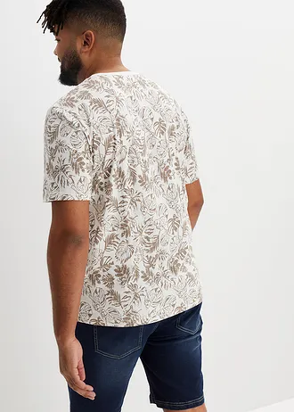 T-shirt van biologisch katoen, Kleur: wolwit