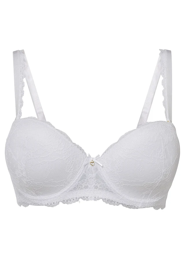 Soutien-gorge balconnet multipositions à armatures avec polyamide recyclé