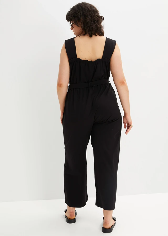Combinaison en jersey coton, Couleur: noir