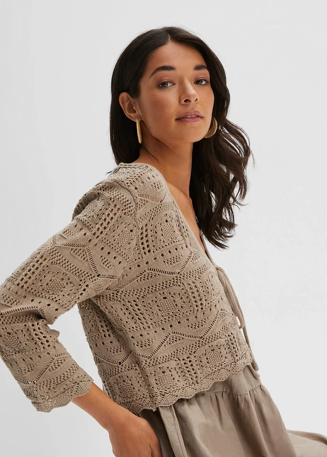 Ajour bolero • taupe • product-page.page-title-suffix