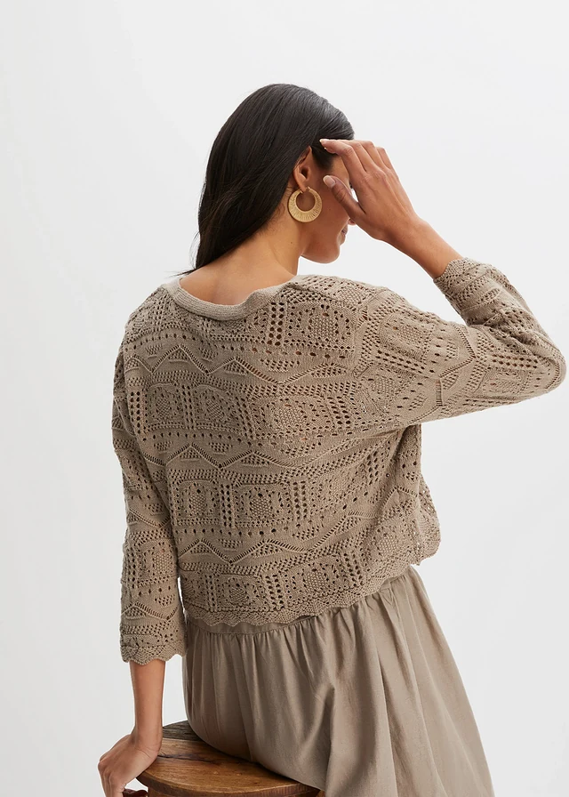 Ajour bolero • taupe • product-page.page-title-suffix