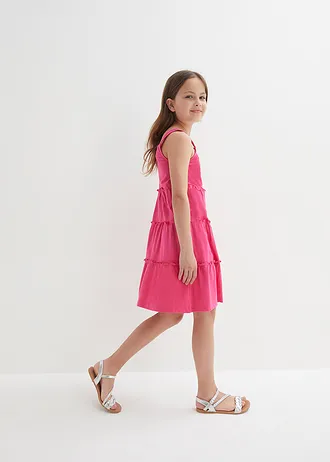 Robe estivale fille • fuchsia foncé • Boutique bonprix