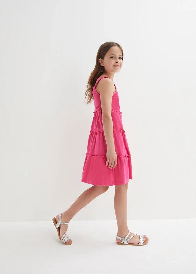 Robe 100% coton à bretelles • fuchsia foncé • product-page.page-title-suffix