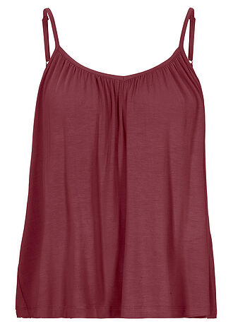 Top met spaghettibandjes van soepele viscose