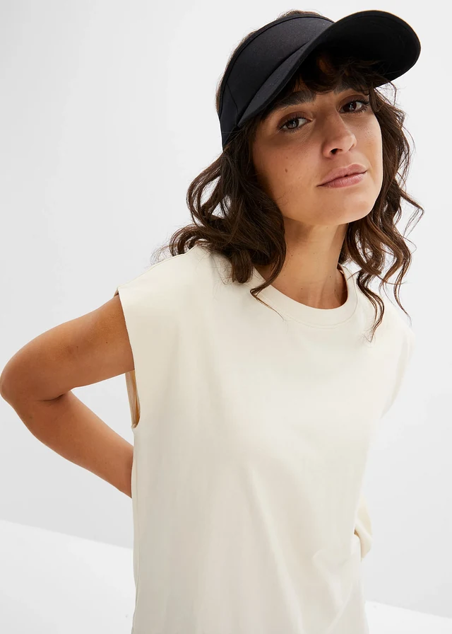 T-shirt oversize 100% coton • beige galet • product-page.page-title-suffix