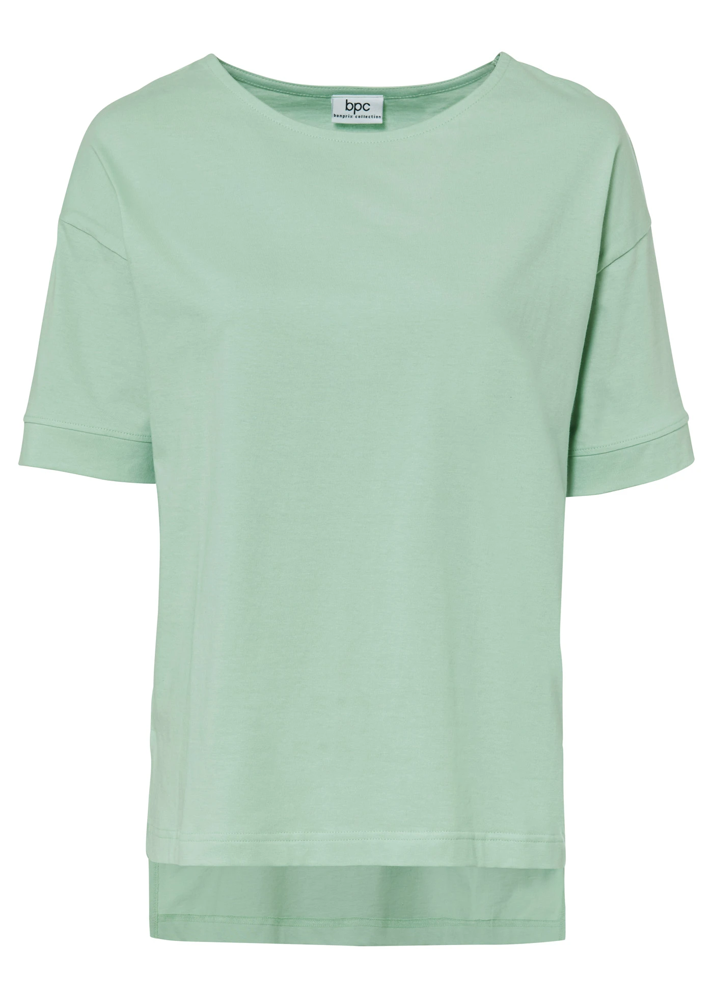 Oversized T-shirt met splitten opzij • schaduwgrijs • bonprix online shop
