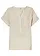 Blouse manches courtes en gaze de coton, Couleur: beige galet