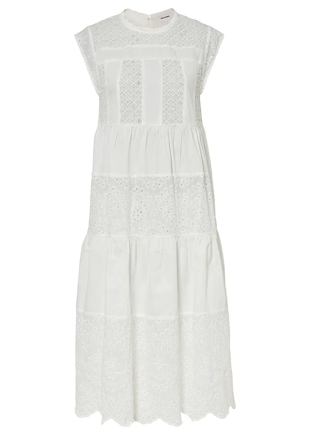 Rochie midi cu dantelă