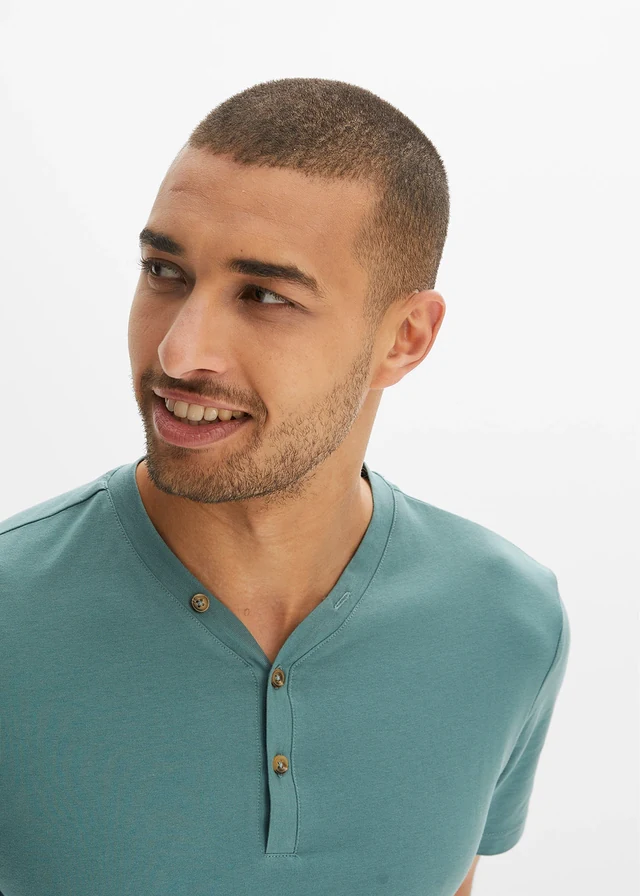 Henley shirt van puur biologisch katoen (set van 2) • donkerblauw+grijsgroen • product-page.page-title-suffix