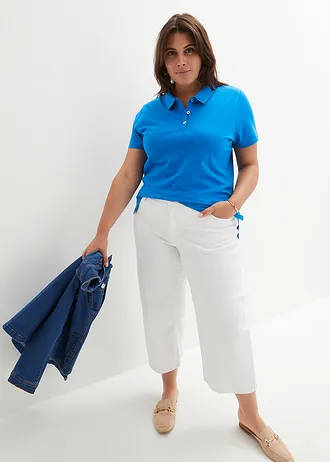 Bluză polo, culoare: albastru azur