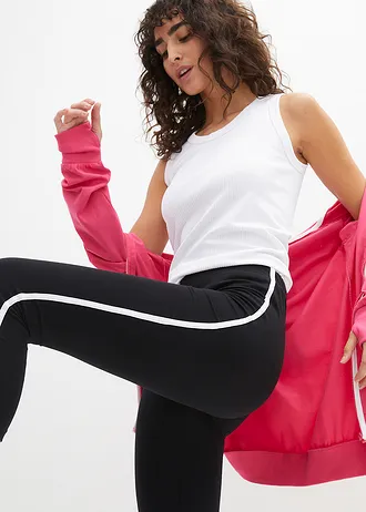3/4-es sport legging • fekete • bonprix áruház