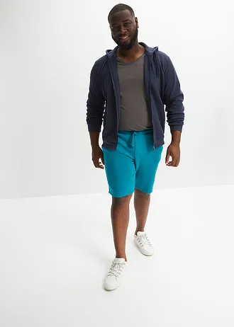 Sweat bermuda, Kleur: kobaltturkoois