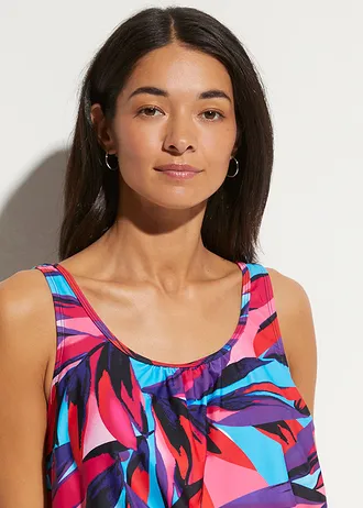 Tankini (ens. 2 pces) • bleu/rouge/rose graphique • Boutique bonprix