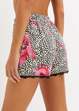 Šortky s jemnou krajkou (2 ks v balení) • černá • bonprix obchod