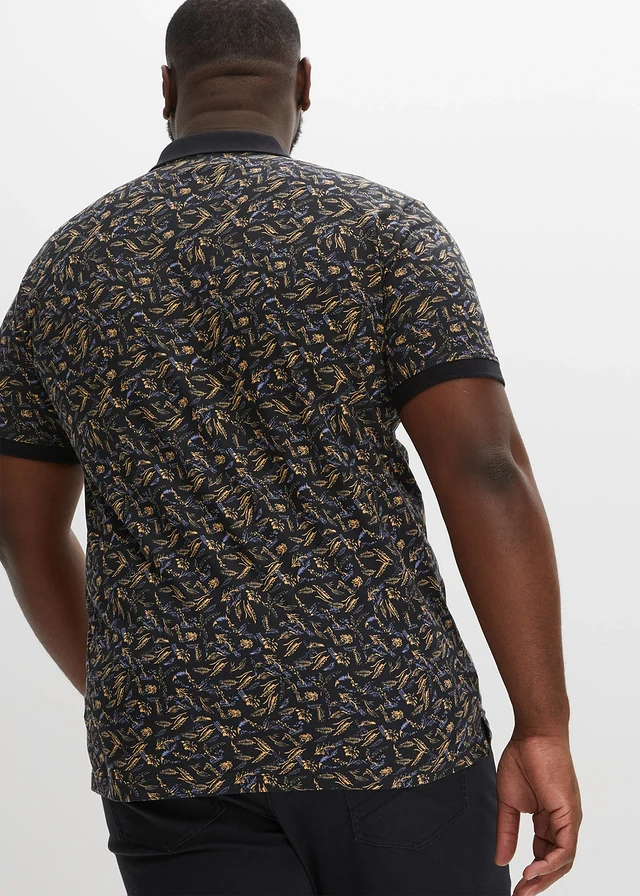 Poloshirt, korte mouw, Kleur: zwart