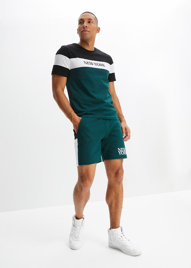 Shirt i krótkie spodnie (2 części) - Bonprix