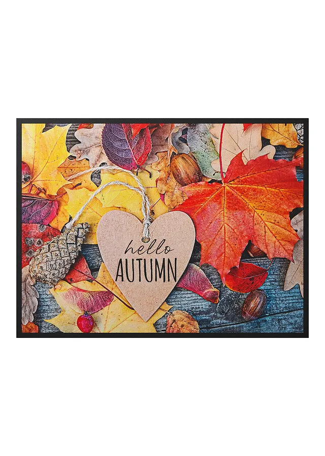 Deurmat met herfstmotieven, Kleur: multicolor