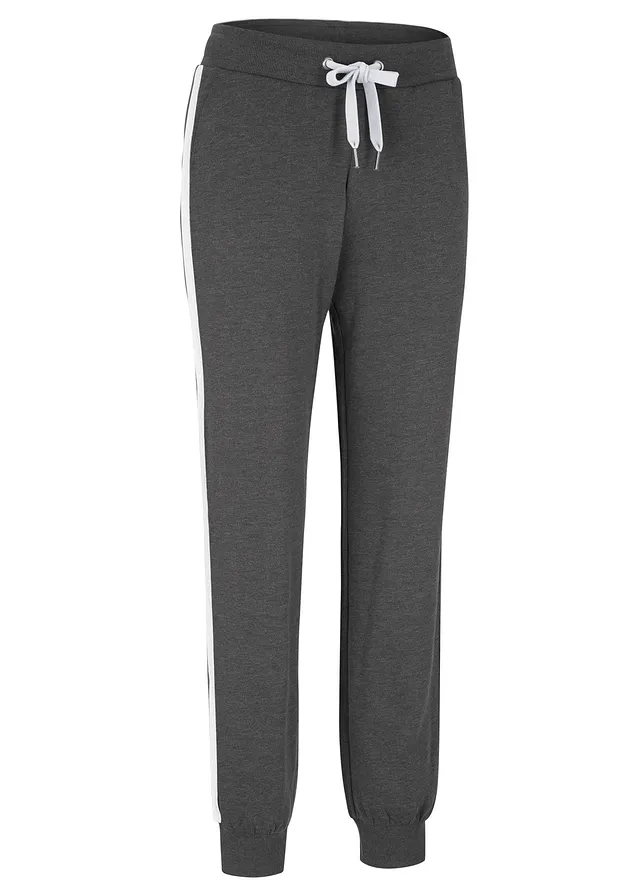 Pantaloni de jogging din material cu bumbac