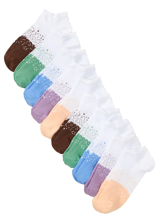Şosete sneaker cu bumbac organic (10 perechi)