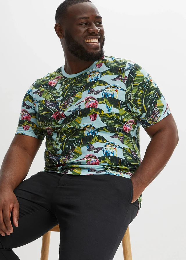 T-shirt van puur biologisch katoen, Kleur: aqua