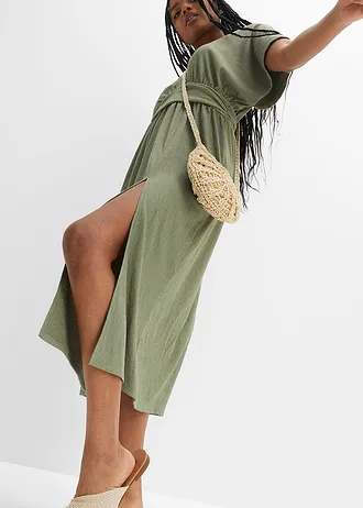 Robe midi • olive • Boutique bonprix
