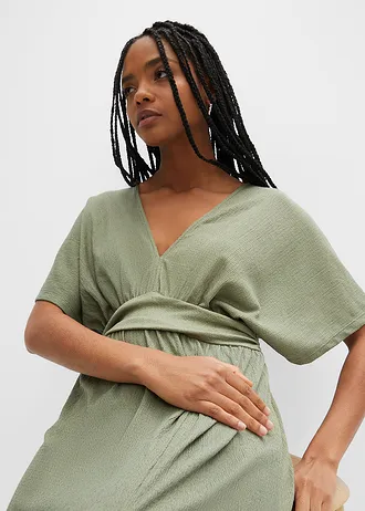 Robe midi • olive • Boutique bonprix