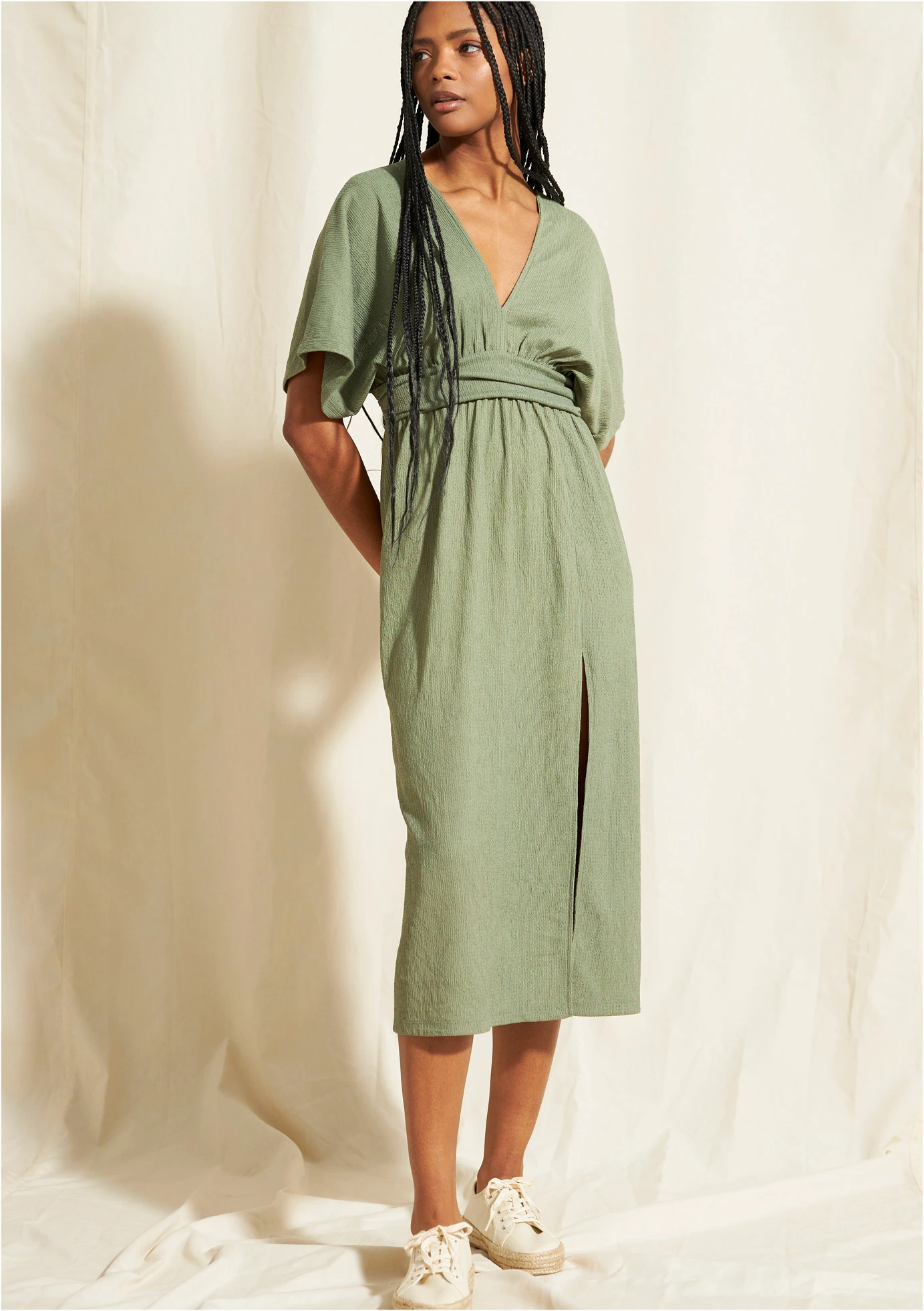 Rochie midi • oliv • magazin bonprix